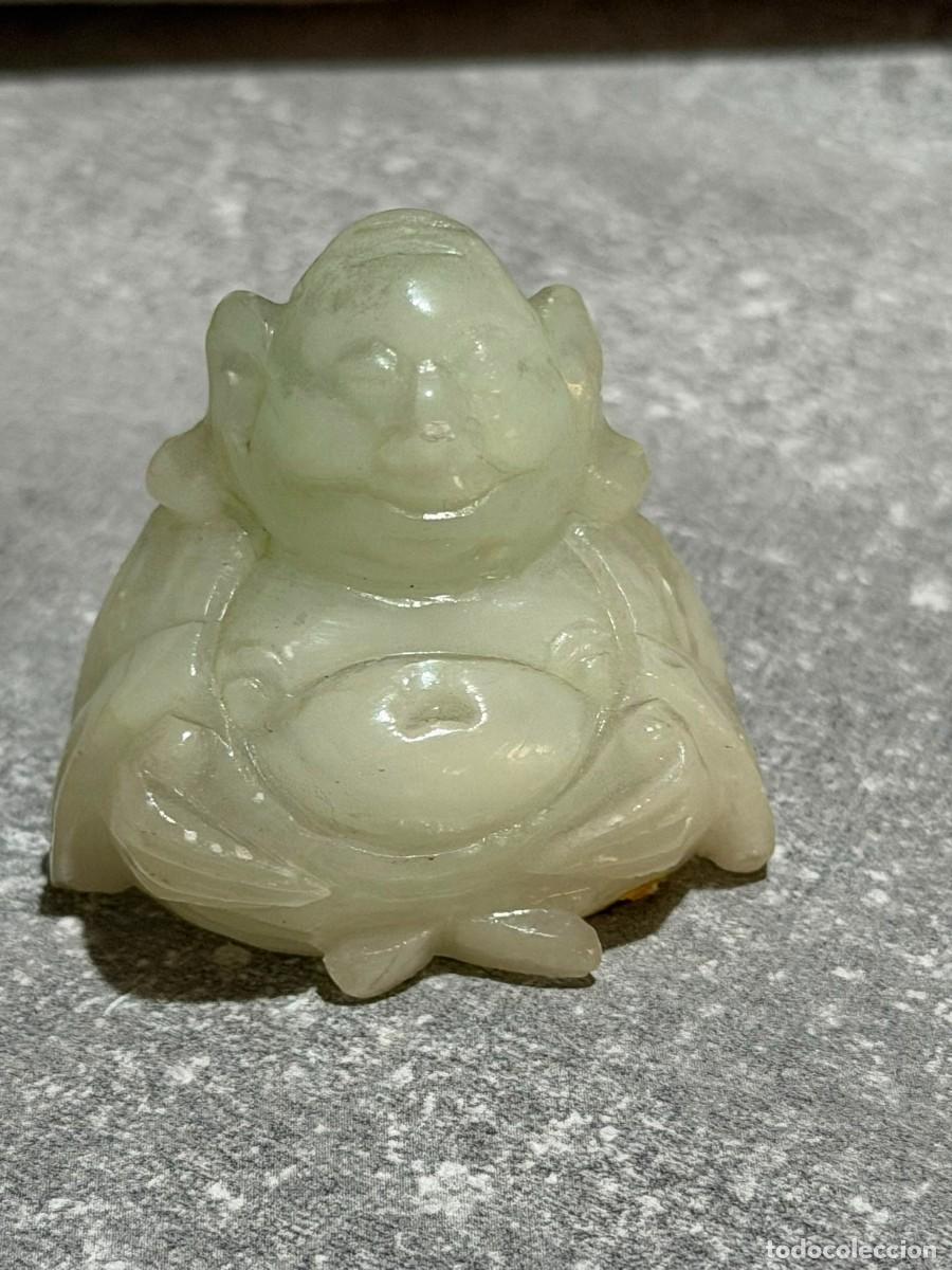 Arte: BUDA SONRIENTE DE ALABASTRO