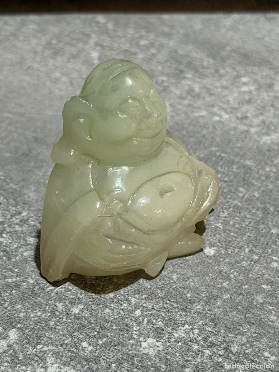 Arte: BUDA SONRIENTE DE ALABASTRO - Foto 2