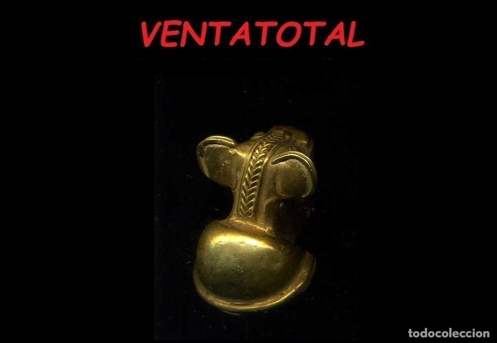 Arte: SIRVE PARA COLGANTE - FIGURA ANIMAL PRECOLOMBINO QUIMBAYA CARURRO ANTROPOMORFA LEER DESCRIPCION