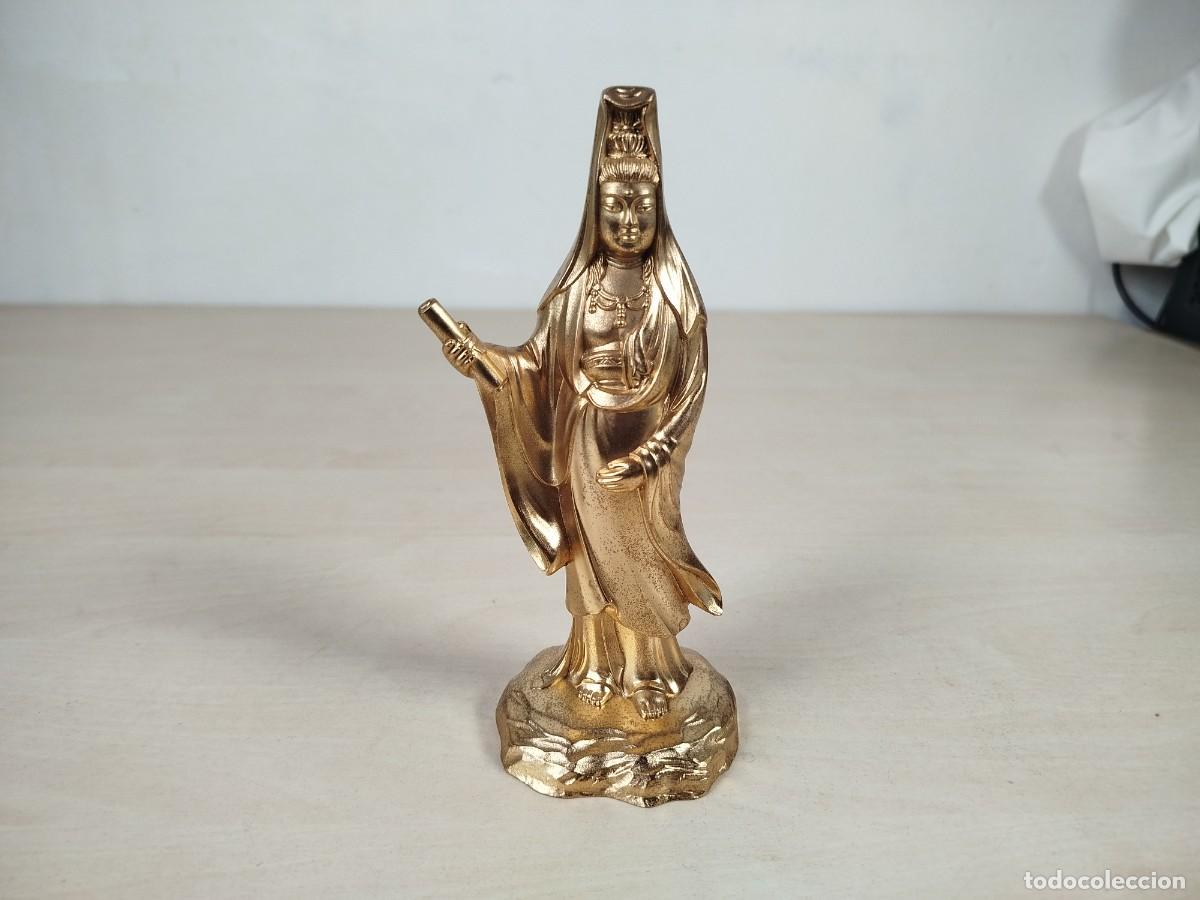 Arte: Figura Diosa budista metal