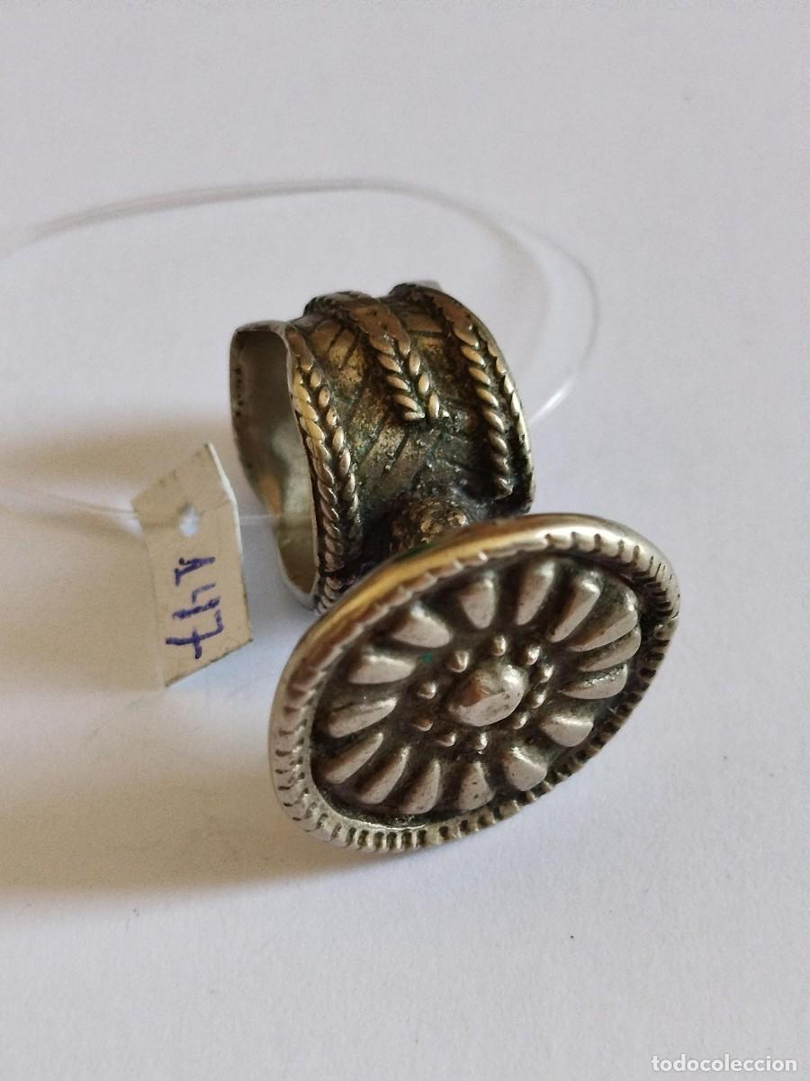 Arte: ARTE &Eacute;TNICO AFRICANO. ANILLO EN PLATA ANTIGUA. ETIOP&Iacute;A. &Aacute;FRICA.