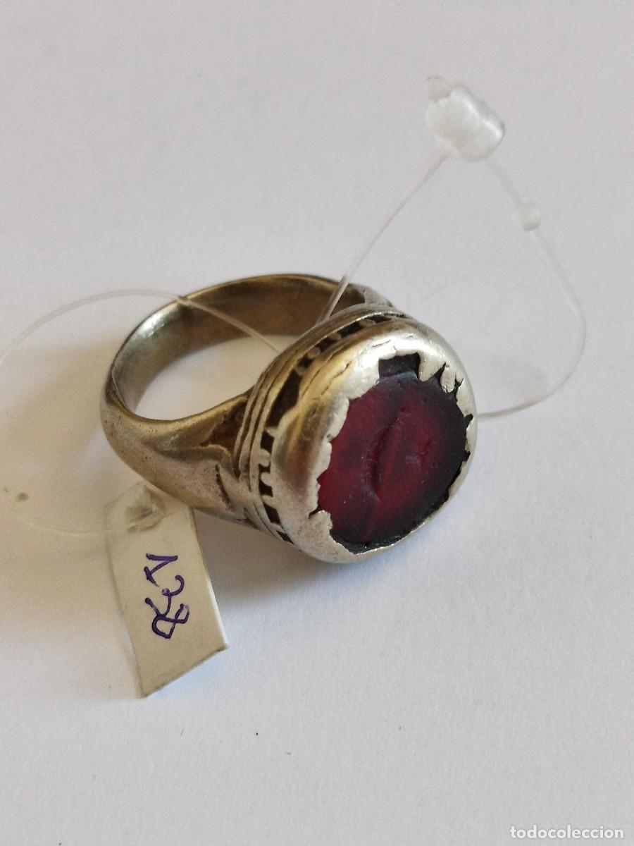 Arte: ARTE &Eacute;TNICO AFRICANO. ANILLO EN PLATA ANTIGUA. ETIOP&Iacute;A. &Aacute;FRICA.