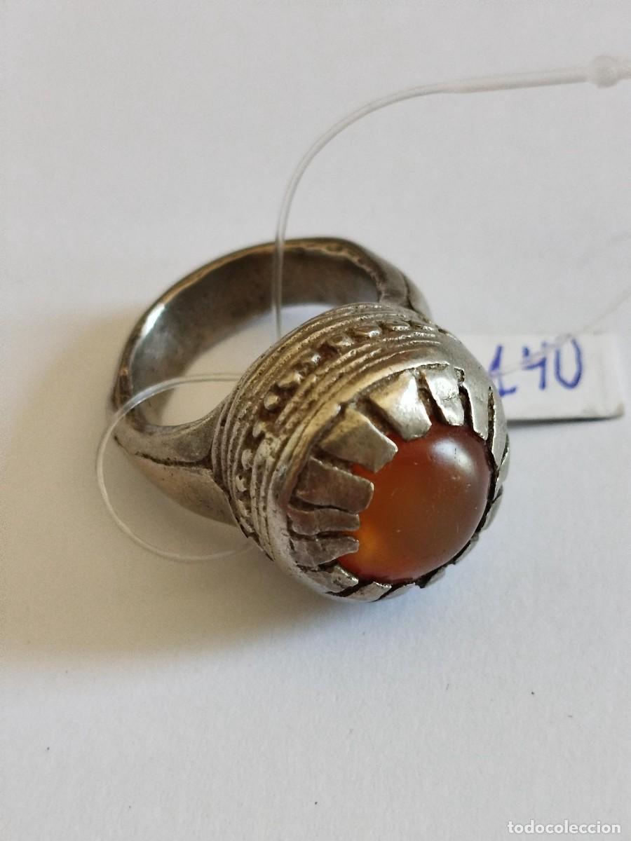 Arte: ARTE &Eacute;TNICO AFRICANO. ANILLO EN PLATA ANTIGUA. ETIOP&Iacute;A. &Aacute;FRICA.