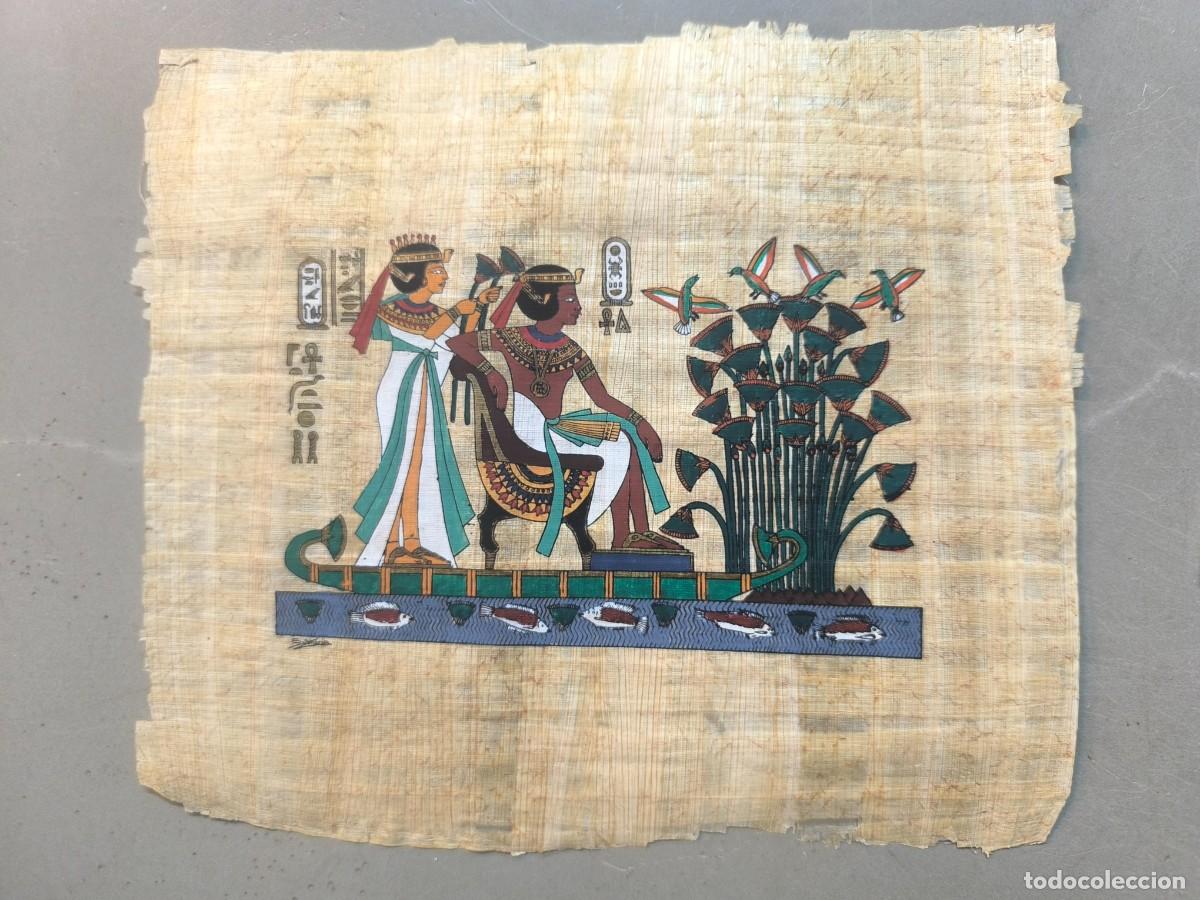 Arte: papiro, a&ntilde;os 80- con certificado de garantia