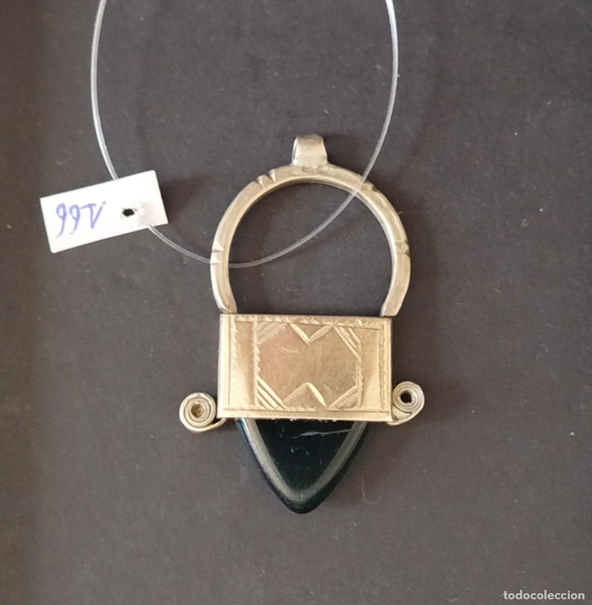 Arte: ARTE &Eacute;TNICO AFRICANO. CRUZ PLATA ANTIGUA. PENDENTIF / COLGANTE TUAREG INGALL. NIGER. &Aacute;FRICA.
