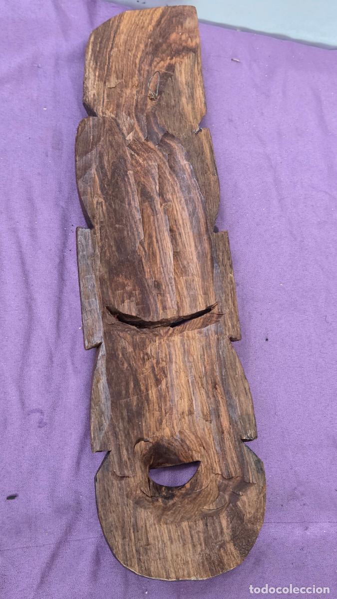 Arte: mascara africana de madera noble - Foto 3