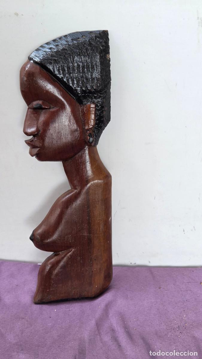 Arte: mascara africana de madera noble - Foto 2