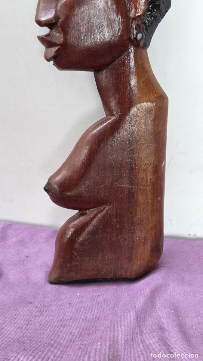 Arte: mascara africana de madera noble - Foto 3