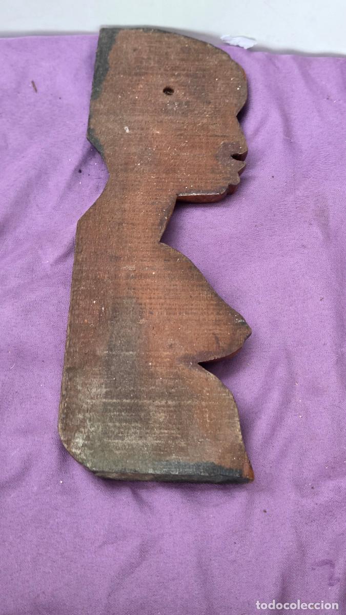Arte: mascara africana de madera noble - Foto 4