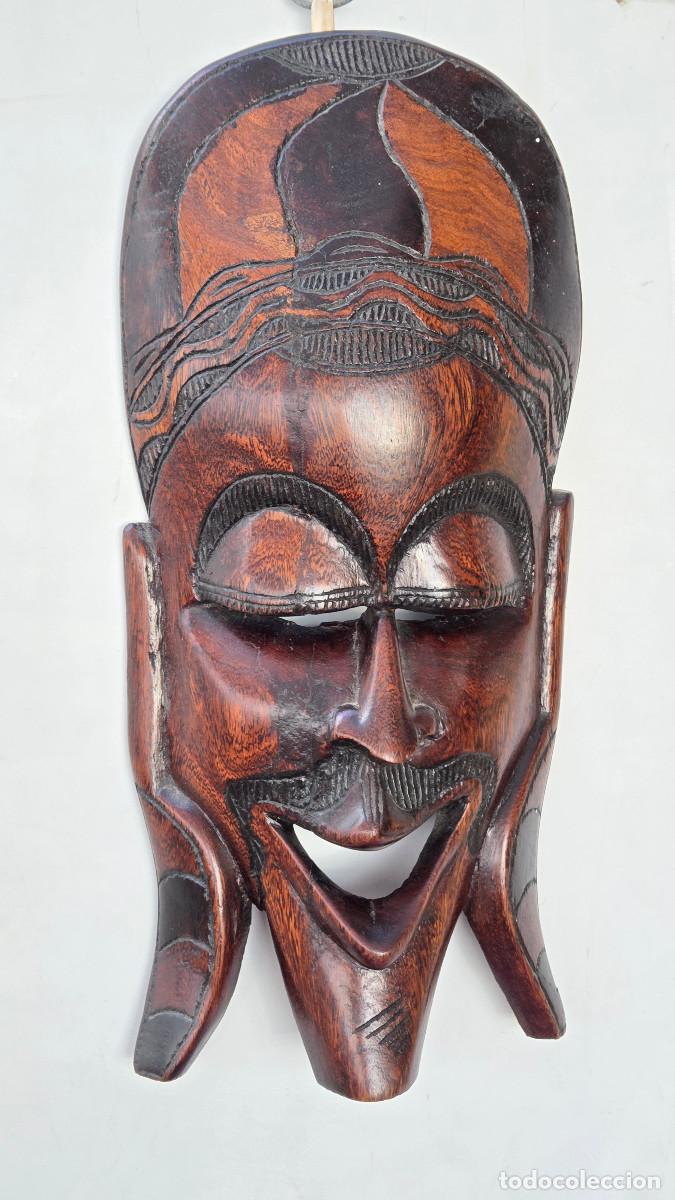 Arte: mascara de arte africano madera