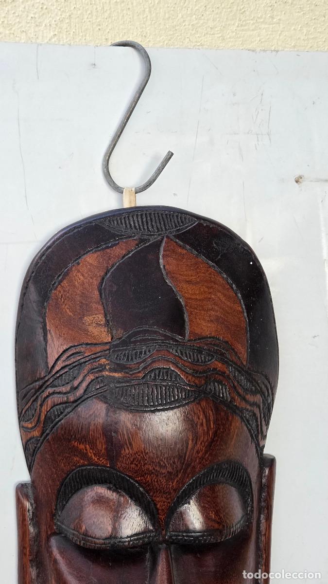 Arte: mascara de arte africano madera - Foto 2