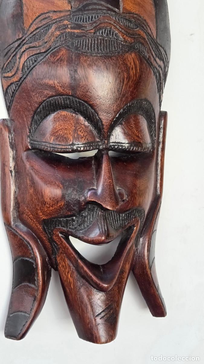 Arte: mascara de arte africano madera - Foto 4