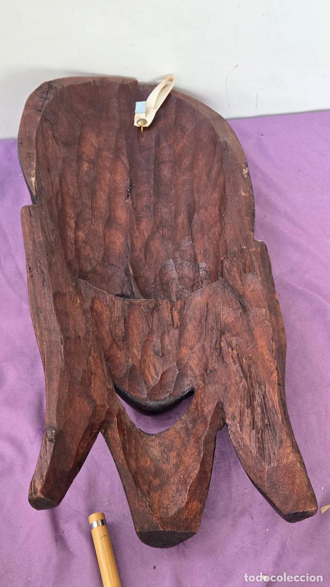 Arte: mascara de arte africano madera - Foto 6