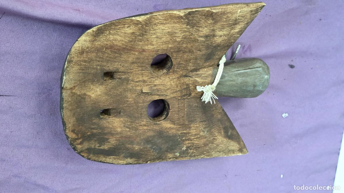 Arte: mascara africana de madera noble - Foto 6