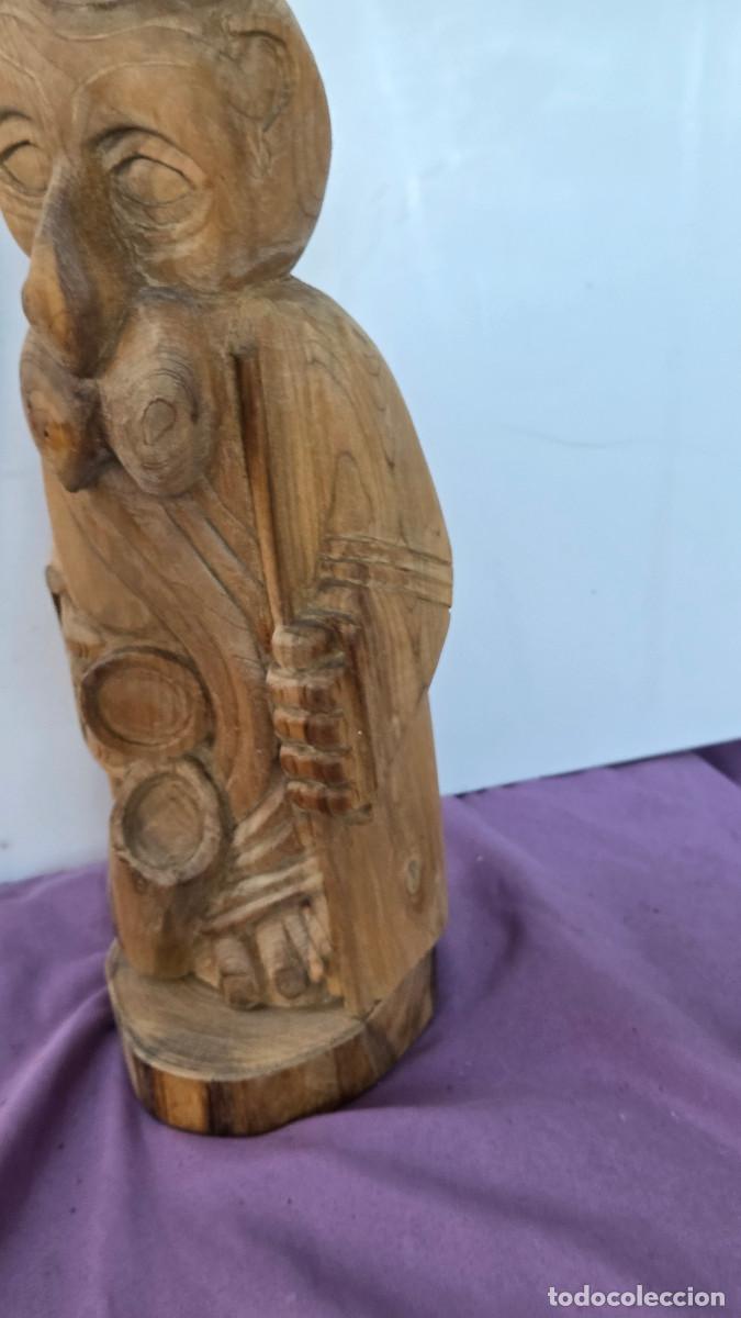 Arte: figura de madera tallada - Foto 4