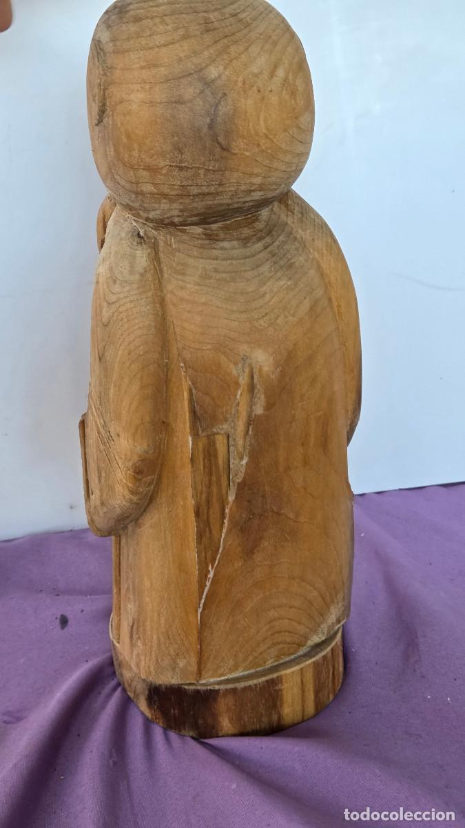Arte: figura de madera tallada - Foto 6