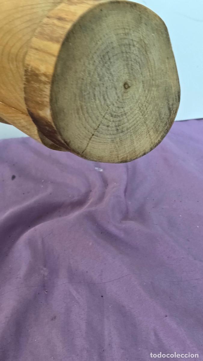 Arte: figura de madera tallada - Foto 8