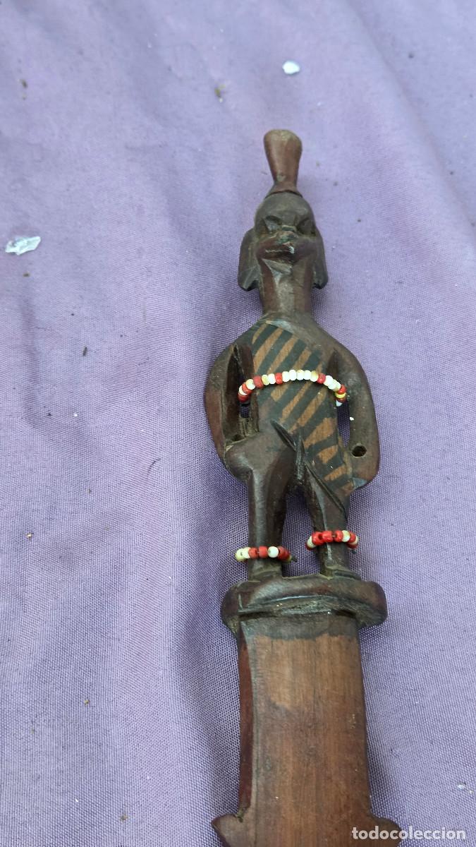 Arte: accesorios africano madera noble - Foto 2