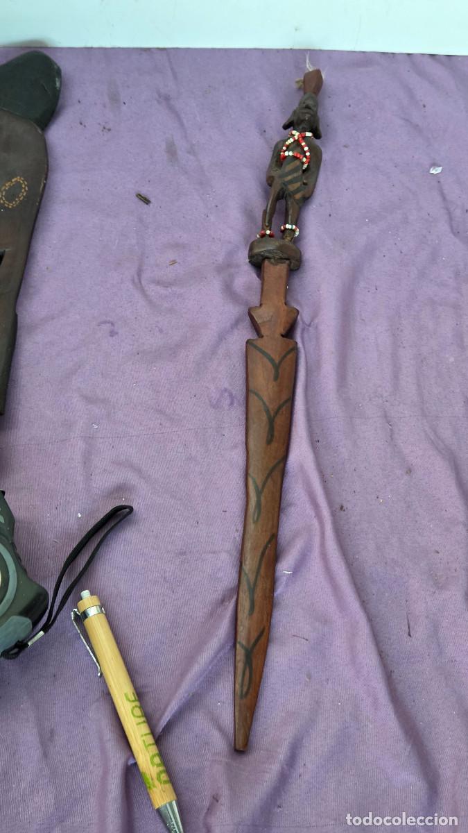Arte: accesorios africano madera noble