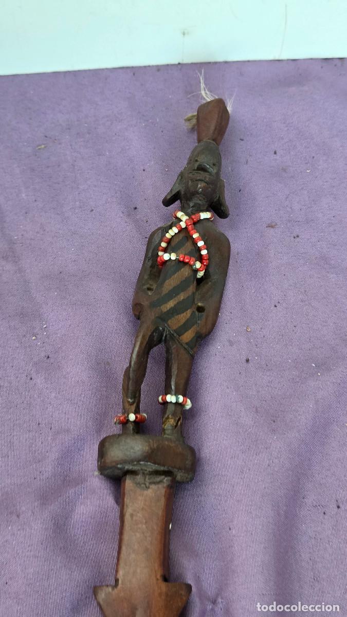 Arte: accesorios africano madera noble - Foto 2