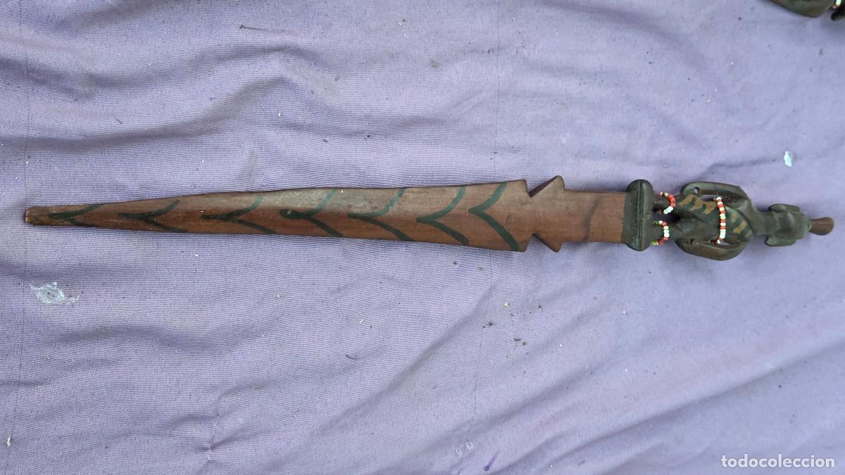 Arte: accesorios africano madera noble - Foto 5
