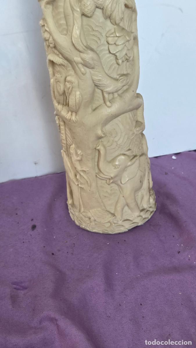 Arte: colmillo en marfiniti tallado - Foto 4