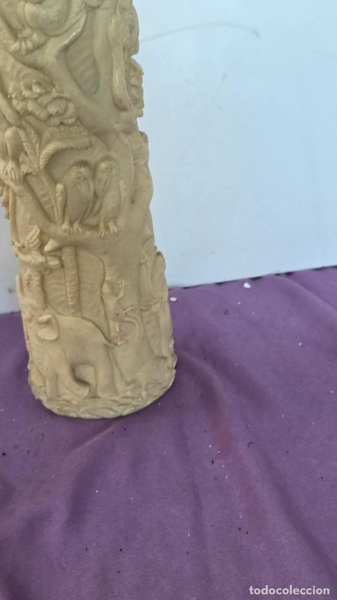 Arte: colmillo en marfiniti tallado - Foto 5