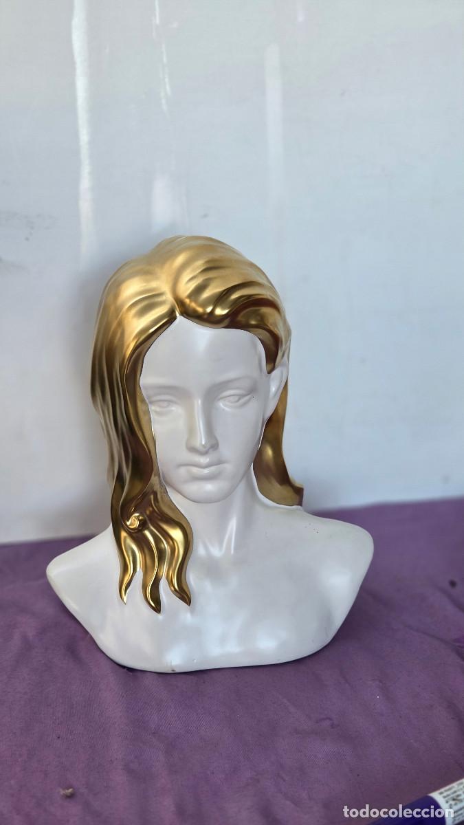 Arte: busto escultura de porcelana
