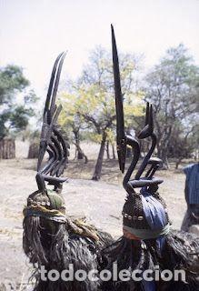 Arte: ARTE &Eacute;TNICO AFRICANO. MASCARA DE BAILE CHIWARA. BAMBARA. MAL&Iacute;. &Aacute;FRICA.