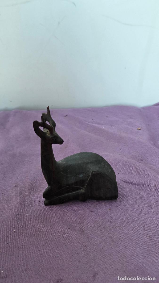 Arte: ciervo arte africano ebano