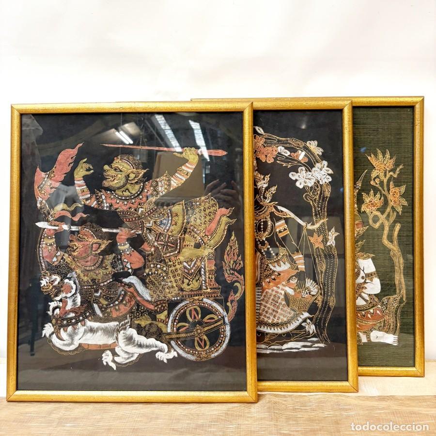 Arte: Tres cuadros Tailandeses