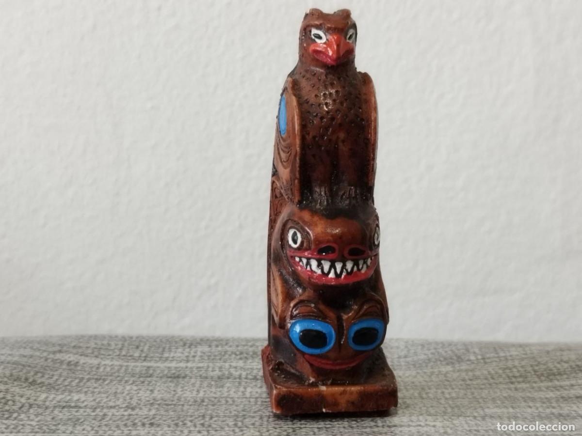 Arte: Totem Hecho en Alaska Artesan&iacute;a Aut&eacute;ntica de Alaska, con sellos de autenticidad