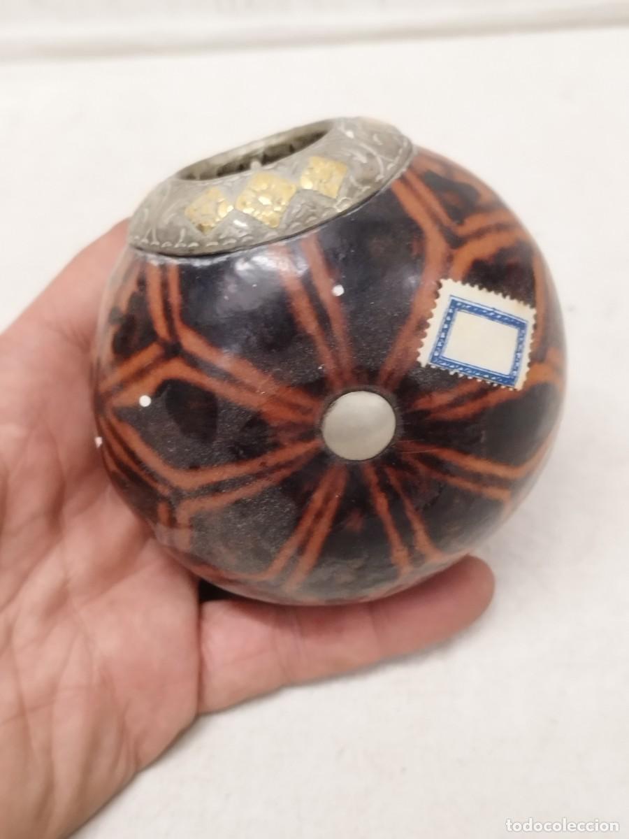 Arte: Antiguo Mate de argentina o uruguay. Artesanal. Matera.