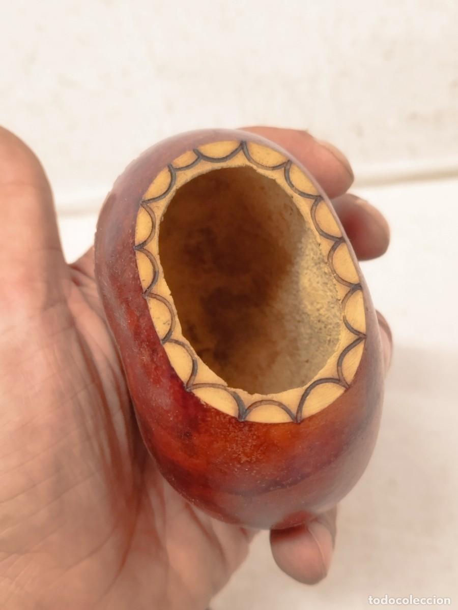 Arte: Antiguo Mate con base de cuero de Uruguay. - Foto 12