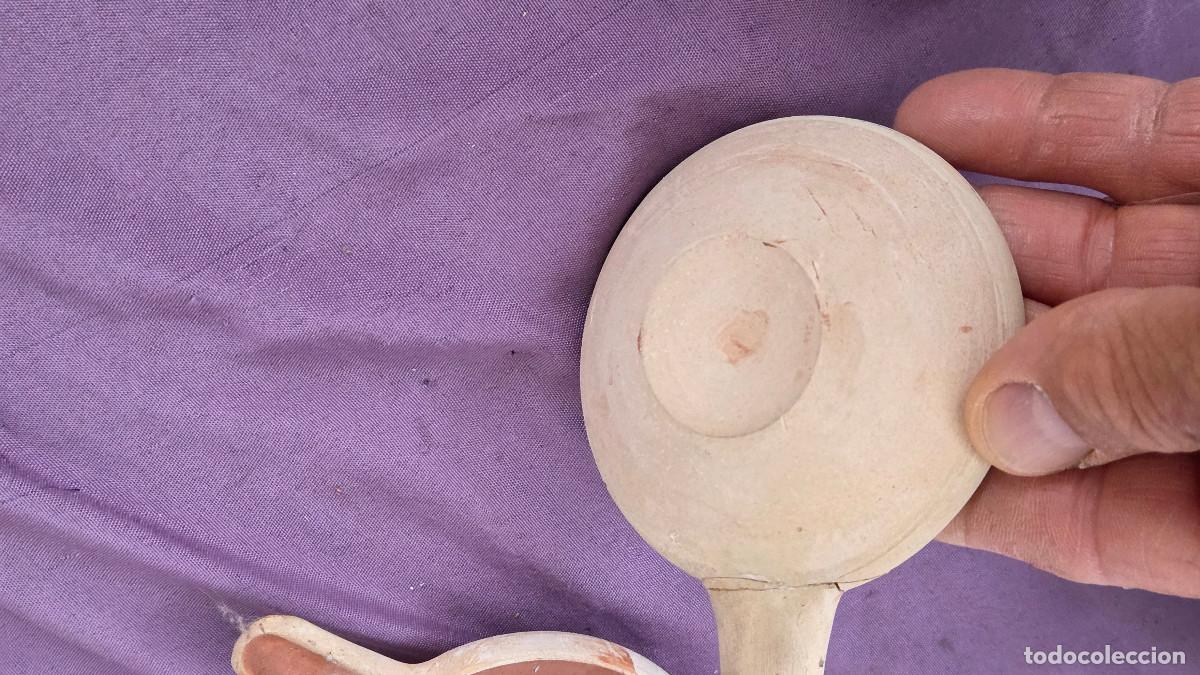 Arte: 2 lamparillas de barro - Foto 4