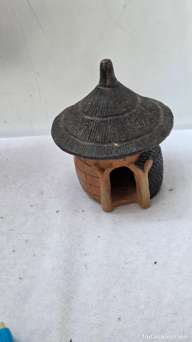 Arte: choza de barro arte africano