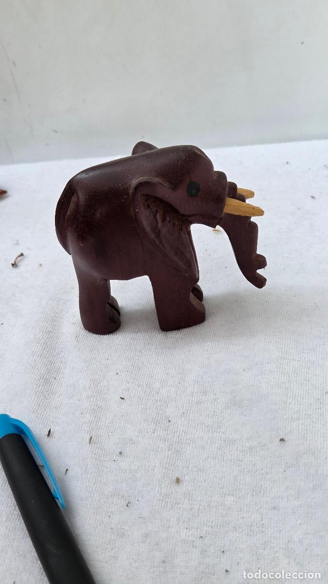 Arte: elefante arte africano caoba