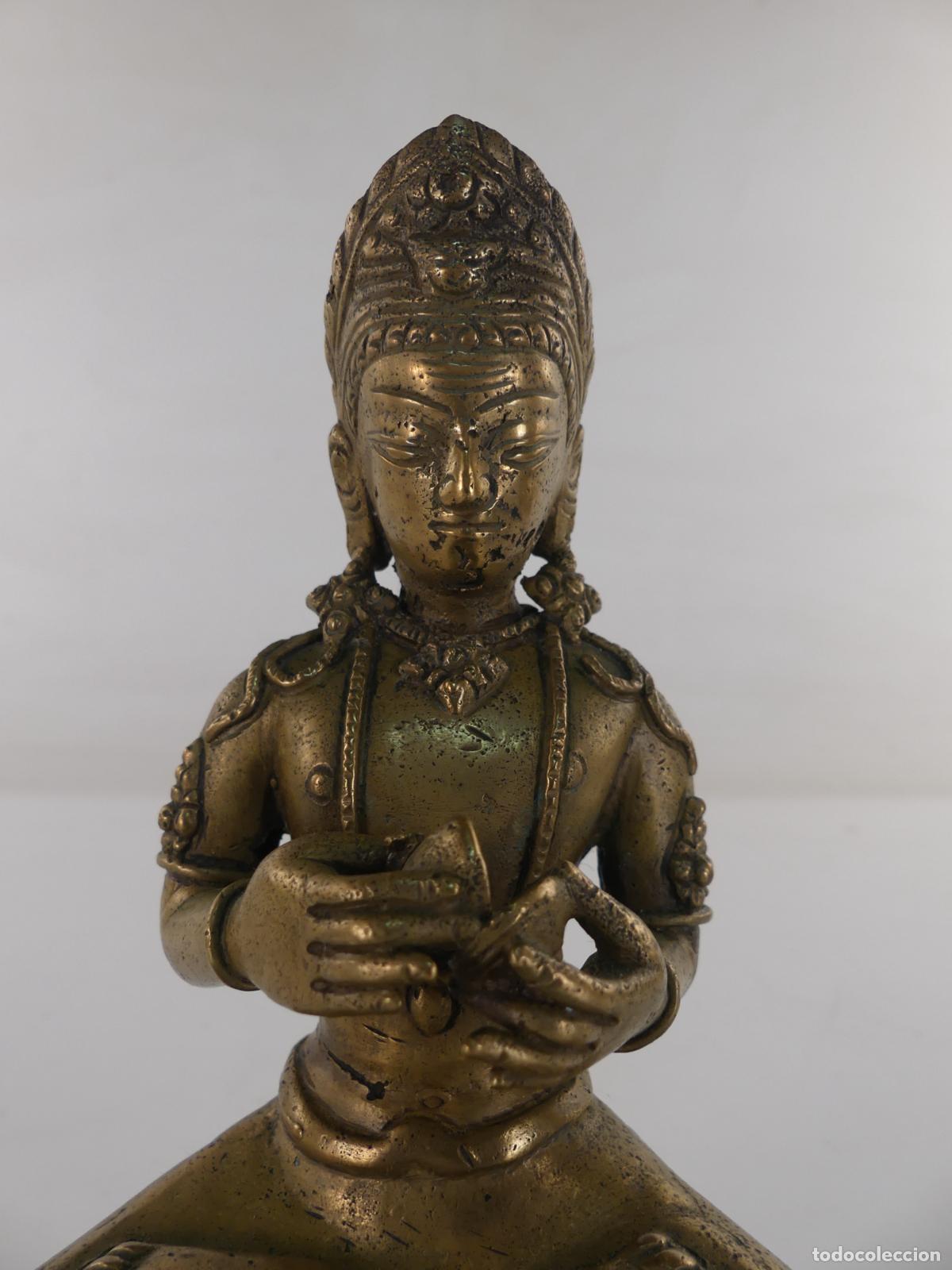 Arte: FIGURA DE DIOSA HECHA DE BRONCE - Foto 2