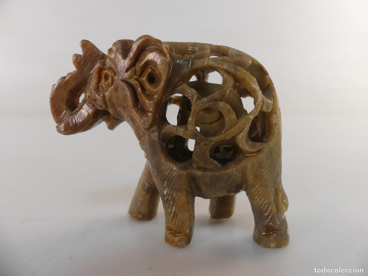 Arte: FIGURA DE ELEFANTE ARTE ETNICO AMERICA