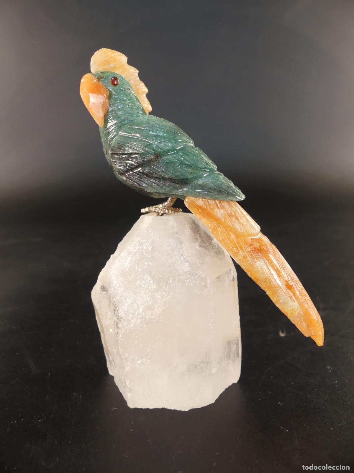 Arte: FIGURA DE LLORO HECHA DE PIEDRAS NATURALES ARTE ETNICO AMERICA