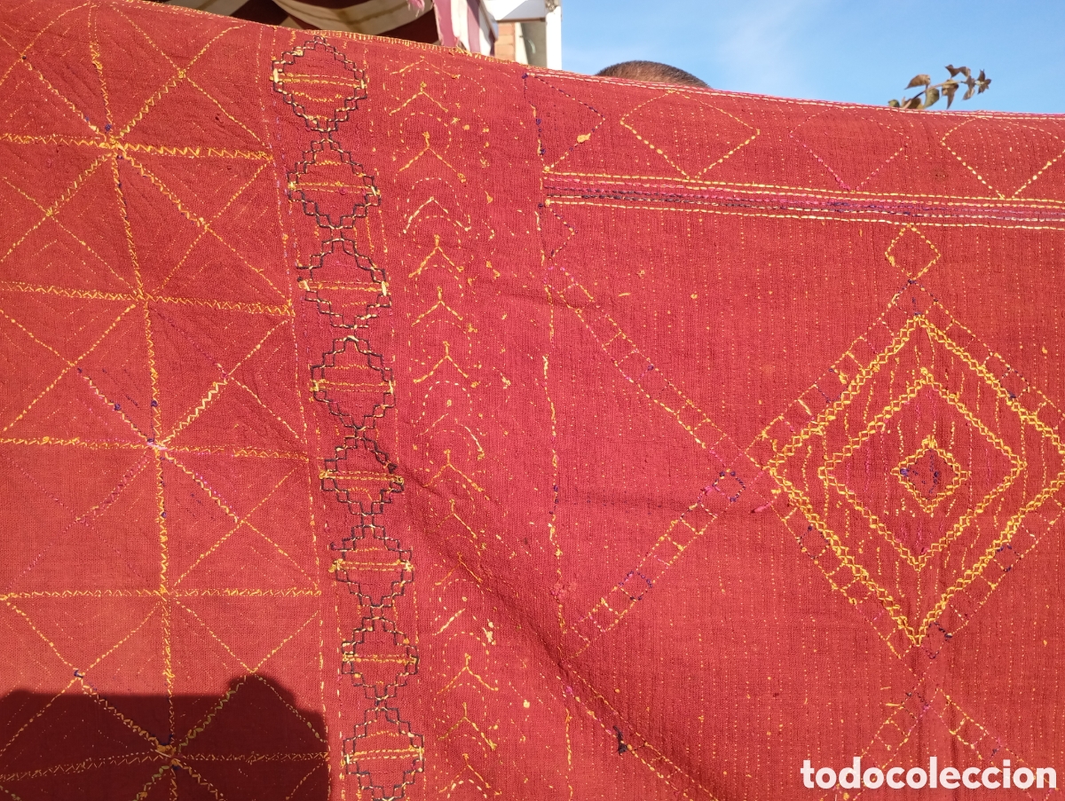 Arte: TAPIZ/COLCHA bordado/a sobre algod&oacute;n. - Foto 10