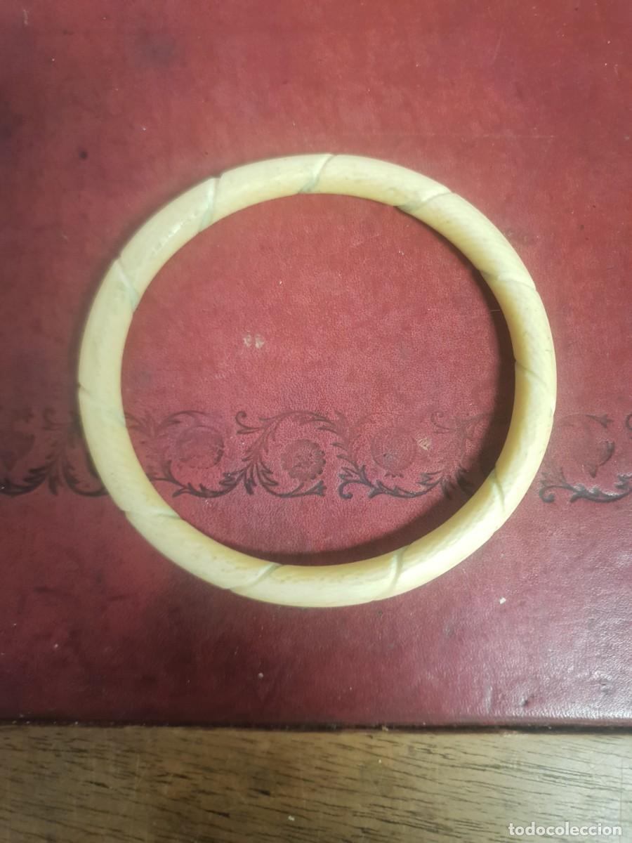 Arte: Pulsera marfil antiguo 1 mitad siglo xx