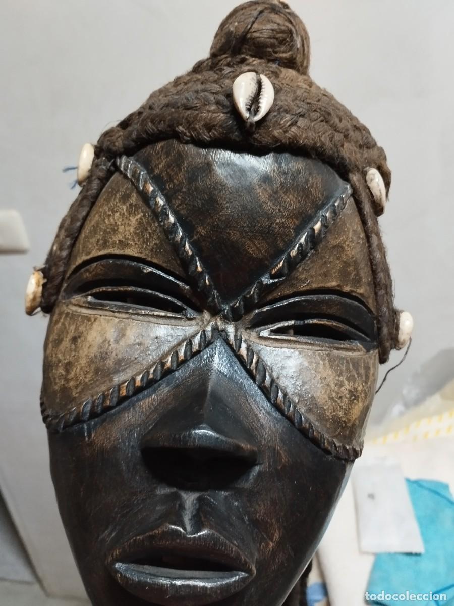 Arte: Mascara Africana a&ntilde;os 80-90 Guinea Conakry
