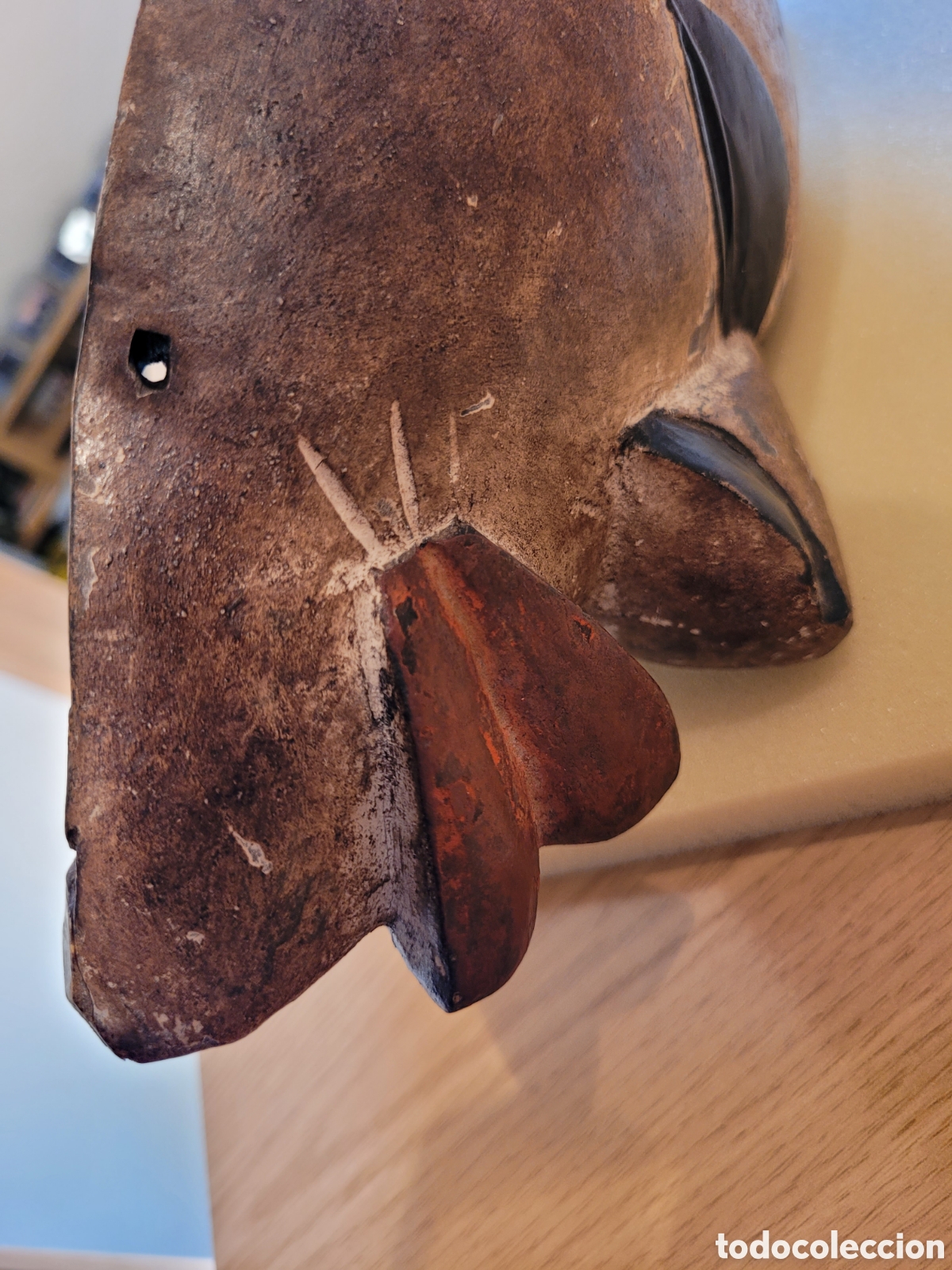 Arte: MASCARA AFRICANA, de MADERA - Foto 6