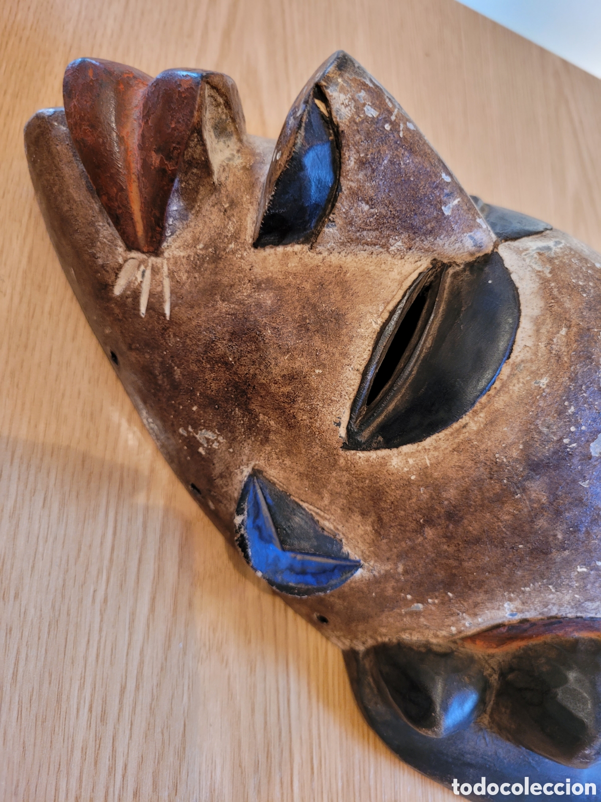 Arte: MASCARA AFRICANA, de MADERA - Foto 9