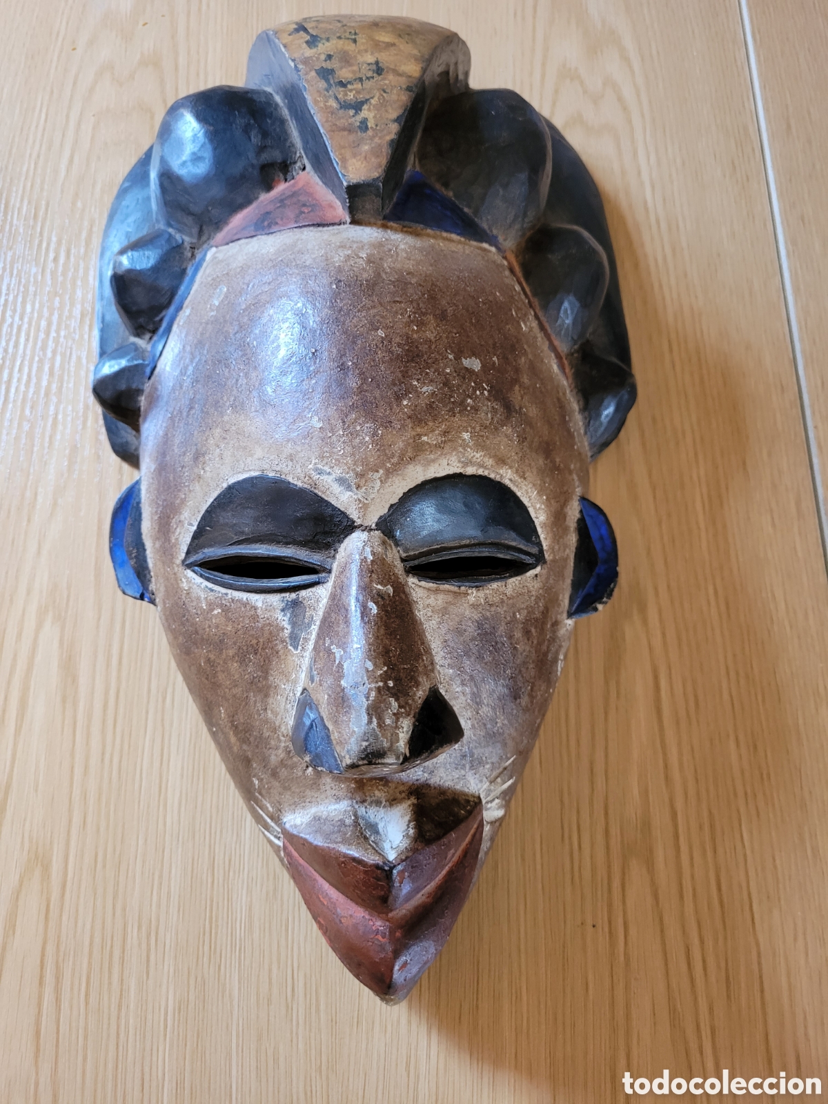 Arte: MASCARA AFRICANA, de MADERA - Foto 2