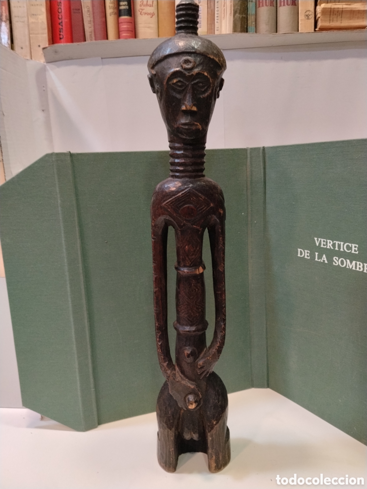 Arte: Antigua Escultura Africana de Madera - Arte Tribal Ndengese / Dengese (Congo