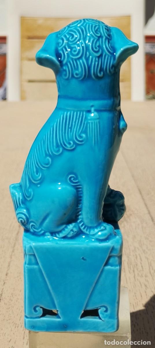 Arte: Figura de Perro Foo Color Turquesa - Foto 4