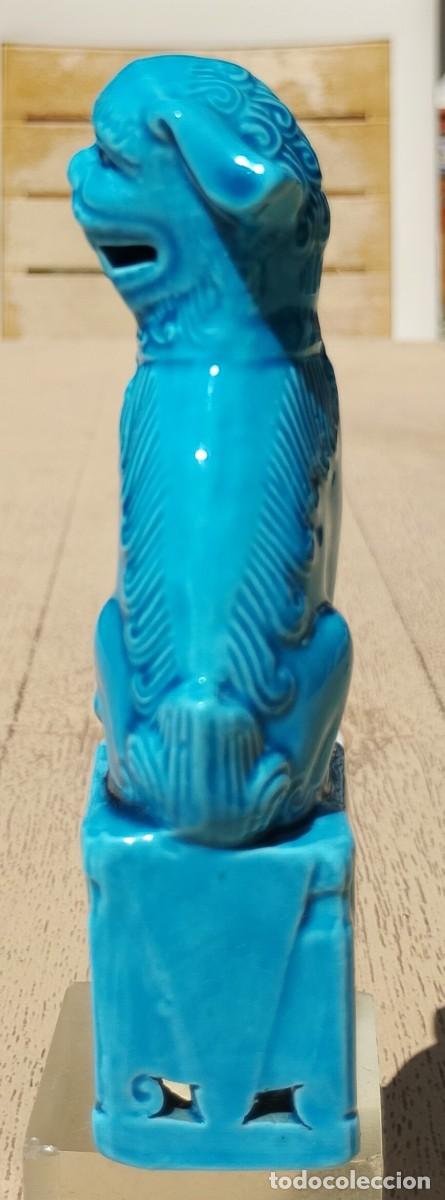 Arte: Figura de Perro Foo Color Turquesa - Foto 5