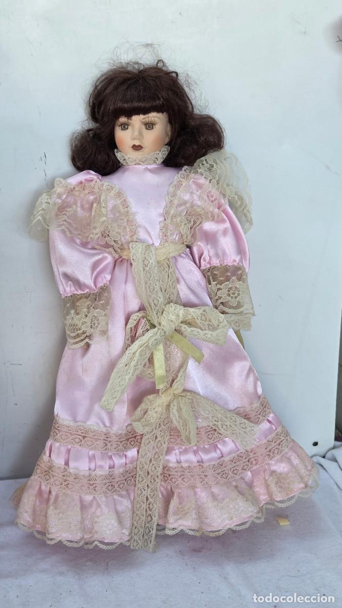 Arte: mu&ntilde;eca de coloeccion porcelana